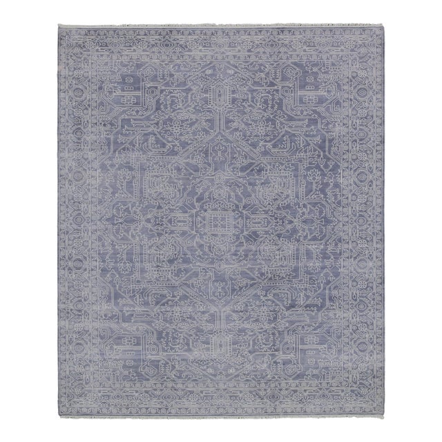 Handmade Heriz Design Rug. 9'7" X 11'5" For Sale