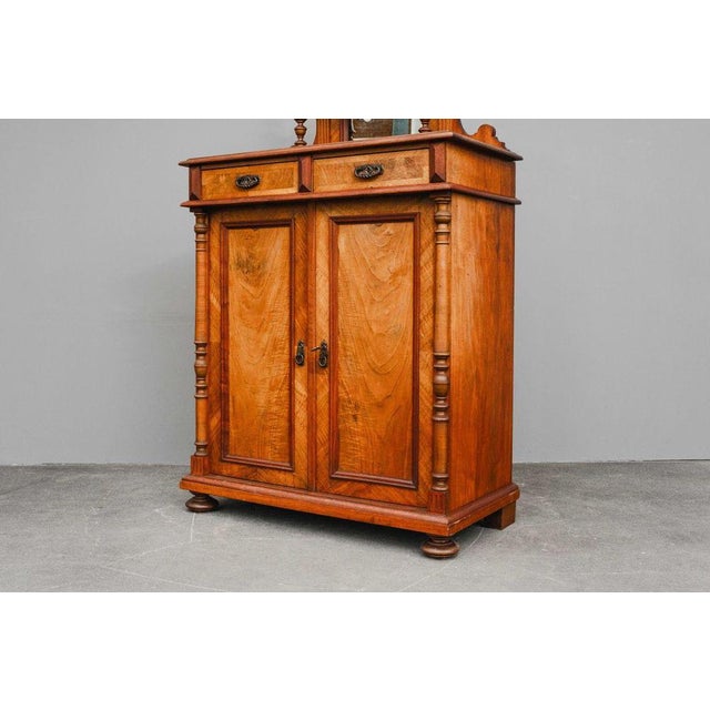 Gründerzeit Vertiko with Walnut Top, Late 19th Century For Sale - Image 18 of 18