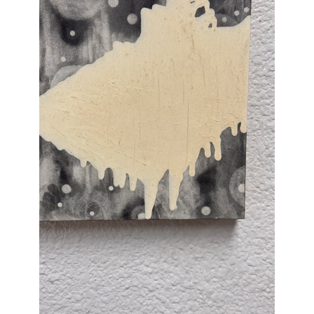 Plastic Acrylic on Board, Unknown Arts, Vintage For Sale - Image 7 of 12