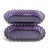 20th Century Fostoria American Purple Glass Serving Dish Pair For Sale - Image 9 of 11
