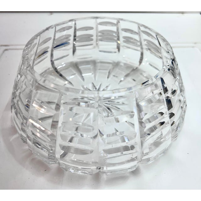Contemporary 1970s Waterford Cut Crystal Tralee Bowl For Sale - Image 3 of 7