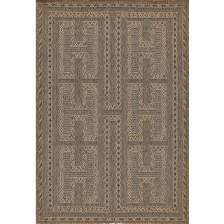 Momeni Contemporary Indoor/Outdoor Hampton Casa Rug in Natural, 2' x 3' For Sale