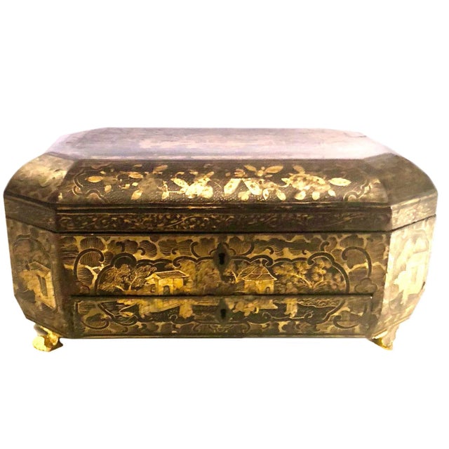 19th Century 19th Century Chinese Work Box For Sale - Image 5 of 6