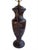 Wildwood Vintage Wildwood Dark Urn Table Lamp Carved Leaf Hollywood Regency Traditional Brass For Sale - Image 4 of 12