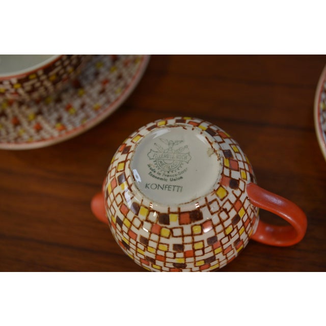 Konfetti Pattern Porcelain Dinner Service from Villeroy & Boch, 1950s, Set of 13 For Sale - Image 8 of 13