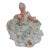 Sandizell Dresden Germany Miniature Lace Porcelain Seated Lady Figurine 5066b For Sale