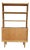 Oak Bookcase with Sliding Doors, Denmark, 1960s For Sale