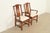 Thomasville Mid-Century Hollywood Regency Chinoiserie Carved Walnut Armchairs, Pair For Sale - Image 15 of 15