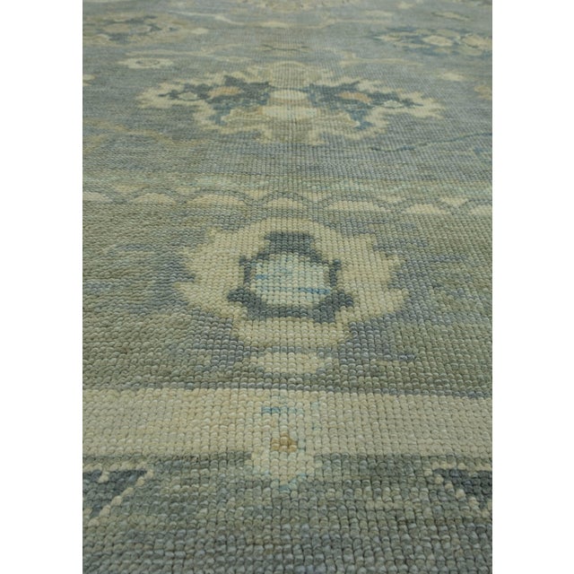Early 21st Century Turkish Oushak Square Rug 8'3" x 7'9" #18104 For Sale - Image 5 of 8