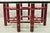 Vintage McGuire Red Rattan Bamboo and Brass Glass Top Square Coffee Table For Sale - Image 10 of 12