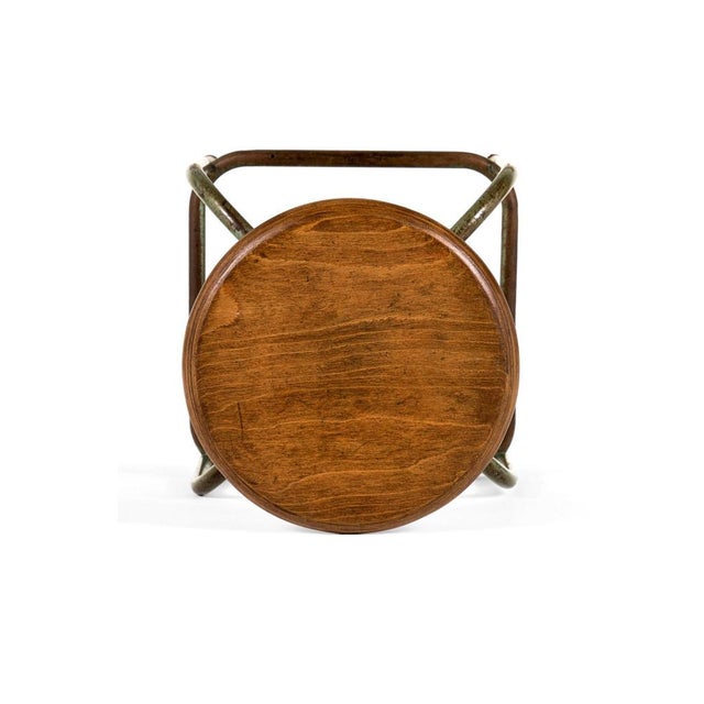 Brown Architects Stool by Heliolithe For Sale - Image 8 of 11