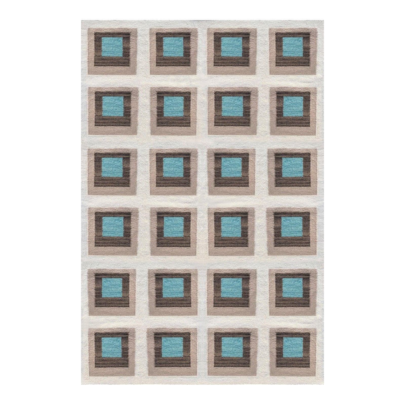 Color Study Handwoven Wool Flatweave SAMPLE Rug - Monterey | Chairish