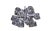 Glass Sciolari Chrome and Ice Cube 12 Light Chandelier For Sale - Image 7 of 7