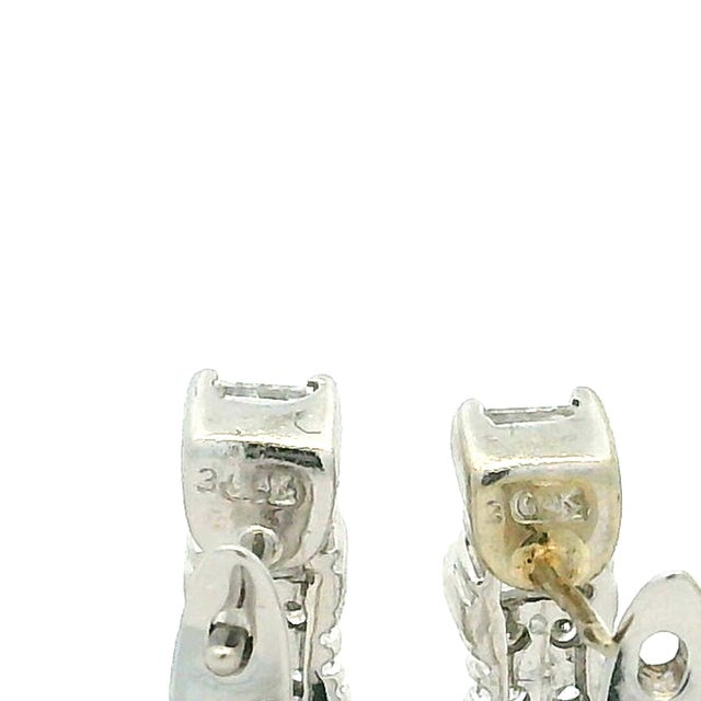 Convertible 5 Carat Black and White Diamond 18k Gold Ball Earrings, Pair For Sale - Image 10 of 18