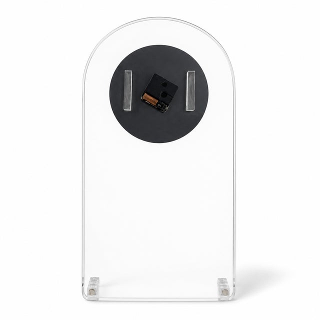 1970s 1970s Mid-Century Modern Lucite Wall Clock For Sale - Image 5 of 7