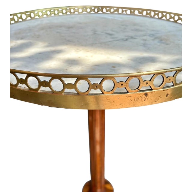 Louis XVI Télescopique Et Acajou Tilt-Top Gueridon For Sale - Image 4 of 9