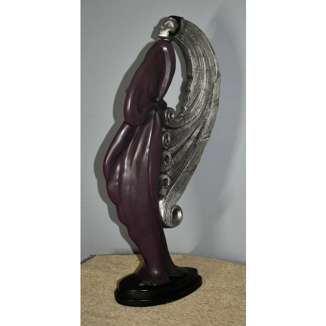 Vintage Art Deco Austin/LeClere Metal Figure For Sale - Image 4 of 11