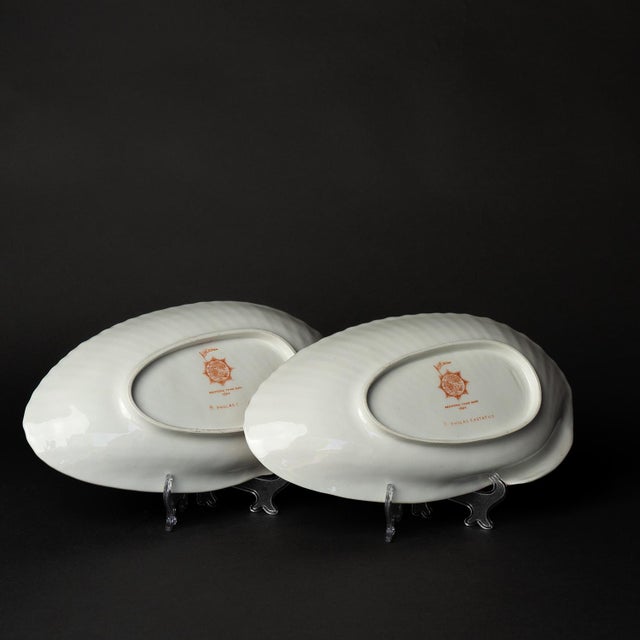 Antique Pink Porcelain 'Nautilus' Dessert Service by Wedgwood for John Mortlock, 1880s Victorian- 18 Pieces For Sale - Image 12 of 12