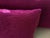 Osborne & Little New Custom Handmade Designers Guild Chenille Fuchsia, Fabric, Rectangular Pillows (Each $250 Wholesale) For Sale - Image 4 of 4