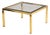 Brass and Glass Coffee Table, Europe, 1970s For Sale