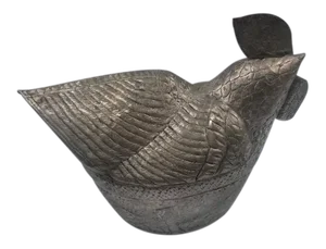 Early 20th Century Silver Betel Nut Chicken Container