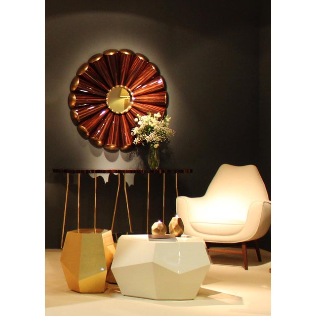Three Rocks Medium Coffee Table in White Lacquered from Insidherland, in New conditions. Designed from 2000 Labeled by Maker