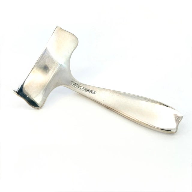 Contemporary 1990s Tiffany & Co. Sterling Silver Baby Food Pusher For Sale - Image 3 of 6