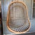 Mid-Century Modern Hanging Bamboo and Rattan Egg Chair For Sale - Image 10 of 11