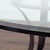 2010s Kreiss Eros Round Glass Dining Set With 4 Wood Chairs For Sale - Image 5 of 8