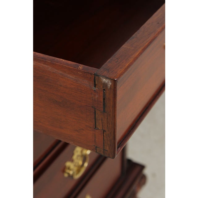 Chippendale Style Ball & Claw Mahogany Partners Desk For Sale In Philadelphia - Image 6 of 17