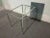 Hollywood Regency Chrome & Smoked Glass Side Table For Sale - Image 10 of 11