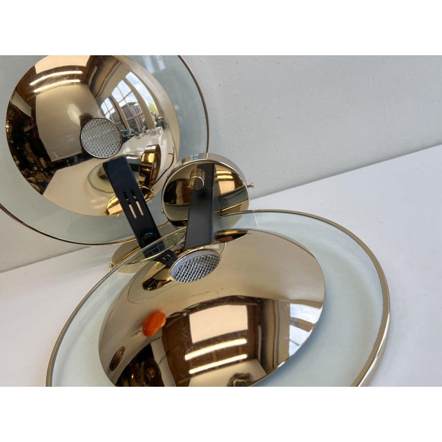 Brass and Glass Wall Sconce from Estiluz, Spain, 1990s For Sale - Image 4 of 18