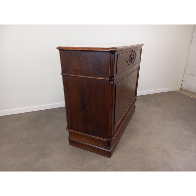 Marble and Walnut Counter For Sale - Image 16 of 18