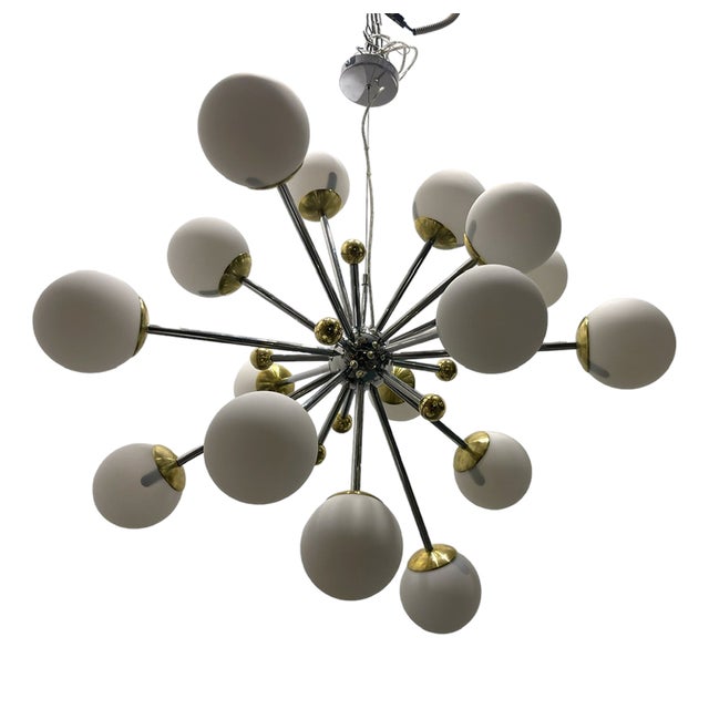 Large Space Age Sputnik Chandelier, 1990s For Sale