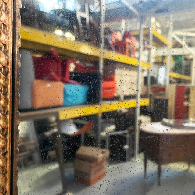 Italian Umbertine Style Gilt Wood Wall Mirror, 1930s For Sale - Image 17 of 18