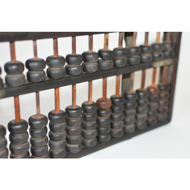 Black Antique Wood Chinese Abacus For Sale - Image 8 of 12