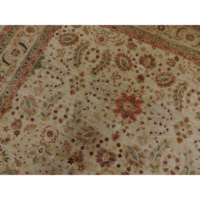Vintage Hand Knotted Royal Chobi Pakistani Gallery Rug. 6'2"x 12' For Sale - Image 13 of 18