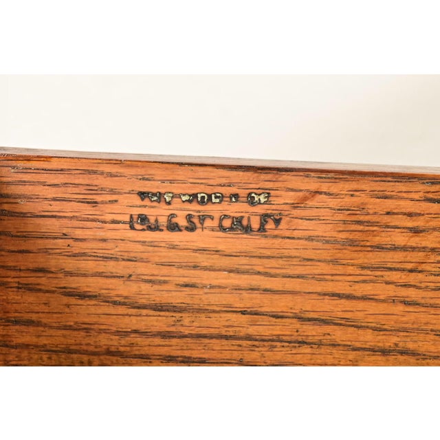 Brown L. & J. G. Stickley Antique Mission Oak Arts & Crafts Sideboard or Bar Cabinet, Circa 1910 For Sale - Image 8 of 16