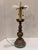 Brass Vintage Classic Solid Brass and Green Marble Table Desk Lamp For Sale - Image 8 of 14
