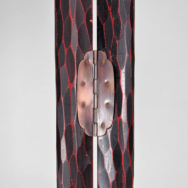 Japanese Wooden Kamakura Bori Kimono Hanger Stand, 1960s For Sale - Image 12 of 18