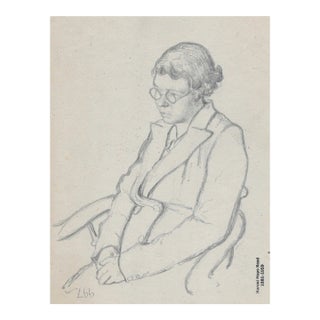 Harold Hope Read Portrait of a Lady - Double Sided For Sale