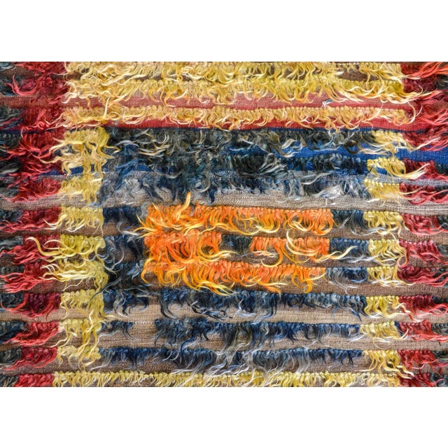 Tribal Vintage Turkish Tulu Rug For Sale - Image 3 of 10