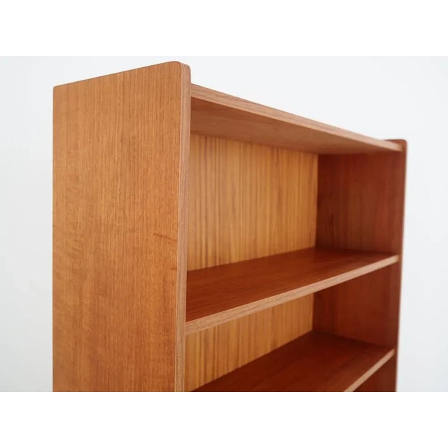 Orange Danish Teak Bookcase, 1960s For Sale - Image 8 of 18