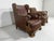 Baroque Chairs in Leather, 1940s, Set of 2 For Sale - Image 6 of 13