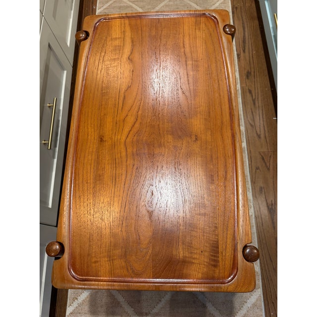 Hans J. Wegner for Andreas Tuck at-48 Danish Modern Serving Trolley With Removable Tray, Circa 1960s For Sale In Charleston - Image 6 of 10