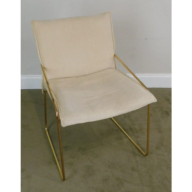 Otto Gerdau Italian Mid-Century Modern Brass Armchairs - a Pair For Sale - Image 4 of 13