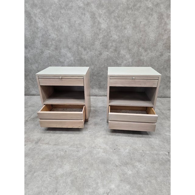 Mid Century Modern Driftwood Nightstand by Sligh Furniture - Pair For Sale - Image 9 of 11