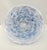 Late 20th Century Donald Carlson Mottled Blue Large Studio Art Glass Fluted Bowl For Sale - Image 5 of 8