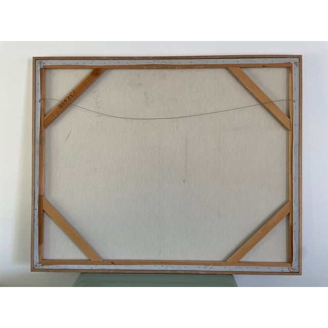 1960s Lee Reynolds Tropical Palm Beach Regency Birds Postmodern Painting For Sale In Palm Springs - Image 6 of 7