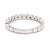 0.18ctw Diamond Circles Band Ring, 14k White Gold, Ring Size 5.5 For Sale - Image 4 of 6